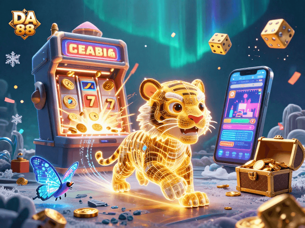 Experience thrilling wins at DA 88 with vibrant casino elements and captivating visuals.