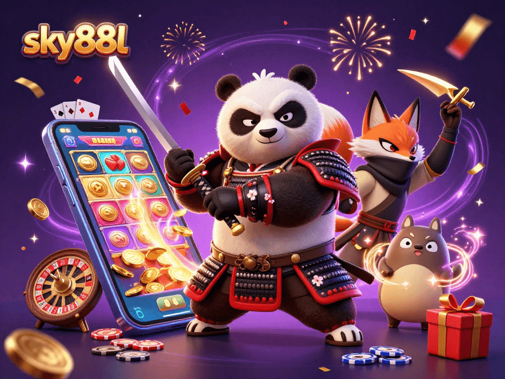 Experience thrilling gameplay with sky88l as samurai panda, ninja fox, and spirit tanuki energize the casino.