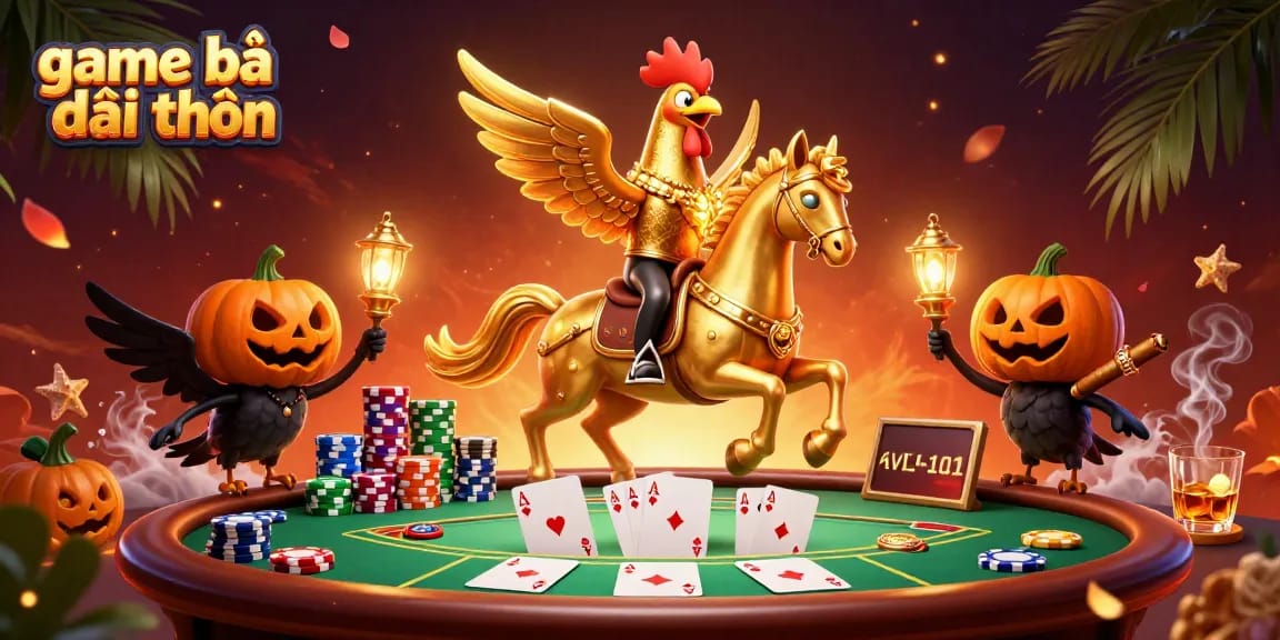 Experience game bài đổi thưởng in an enchanting midnight casino with dynamic poker elements.