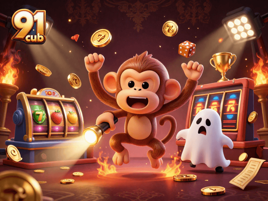Engage in thrilling color predictions at 91 club with a magical atmosphere in a vibrant casino setting.