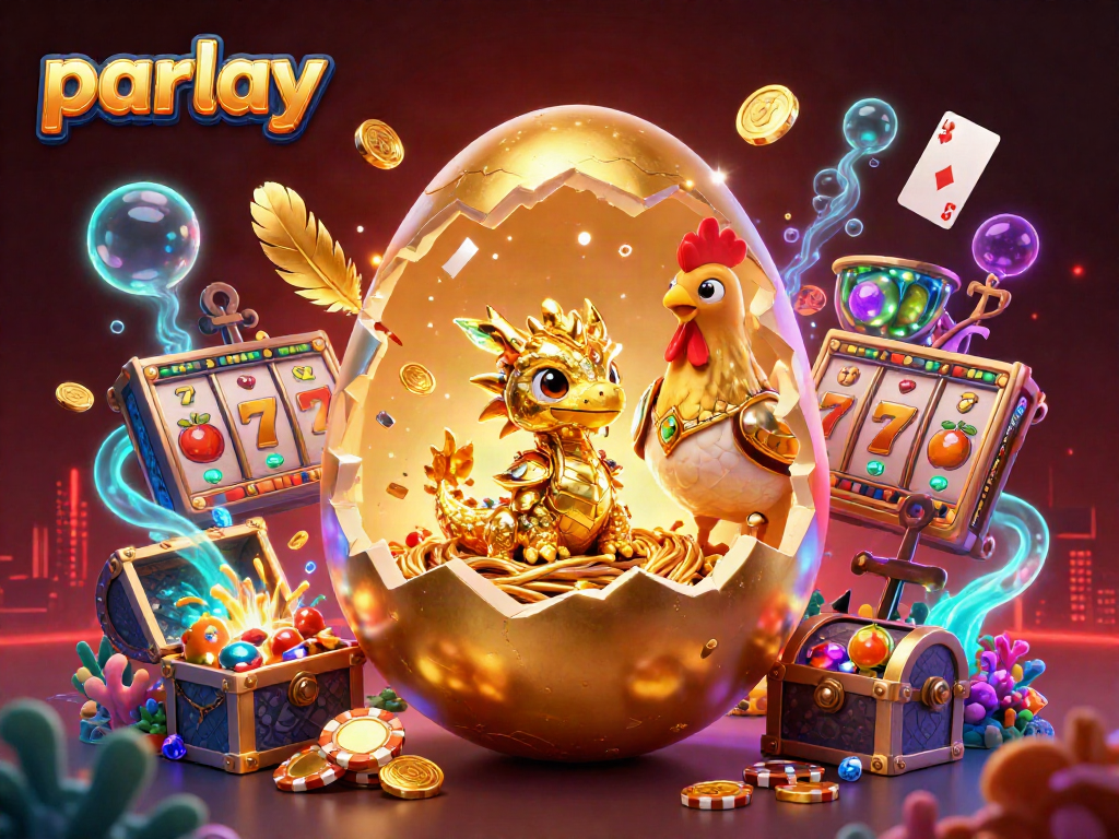 Winning strategies for parlay bets highlighted in an intricate casino-themed illustration.