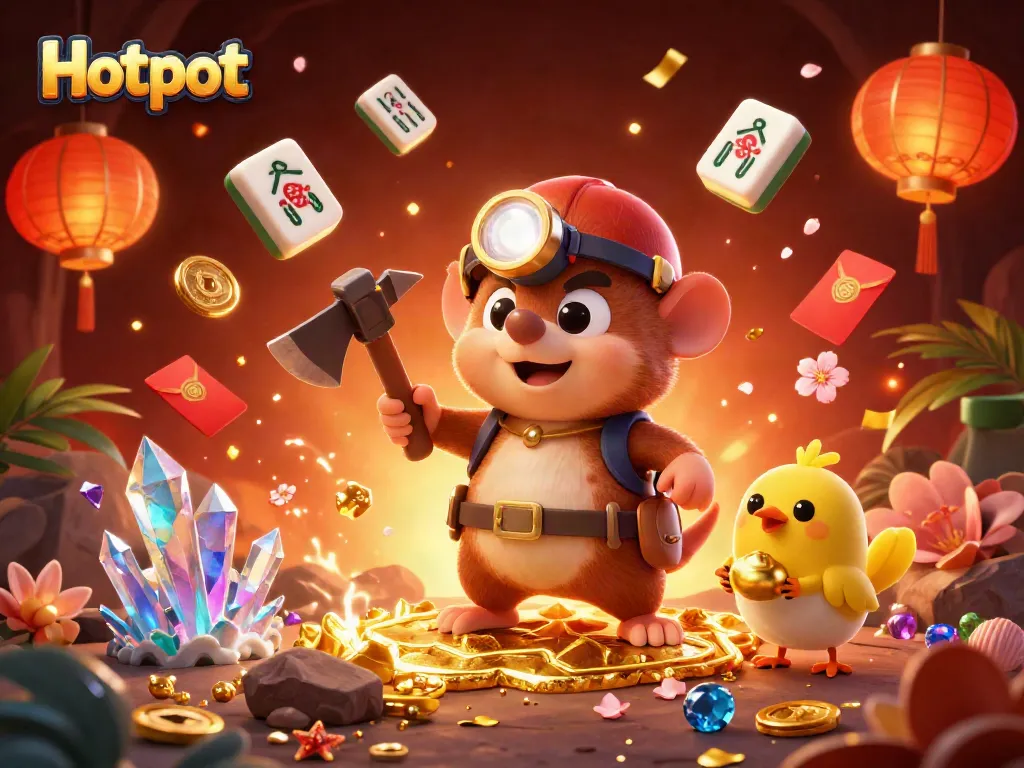 Engage in exciting Hotpot gameplay with strategic moves and vibrant casino elements.