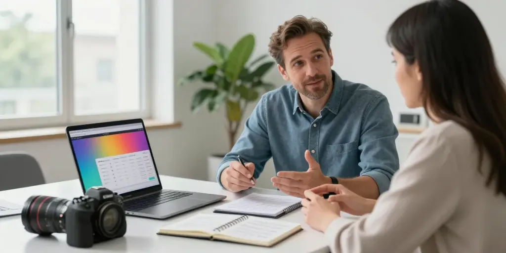 Ed Rempel review showcasing a financial consultation with investment charts and strategies