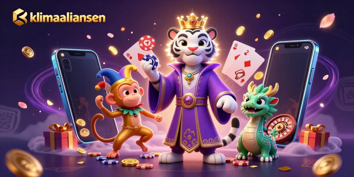 Experience thrilling gaming action with klimaalliansen's vibrant casino scene featuring engaging 3D elements.