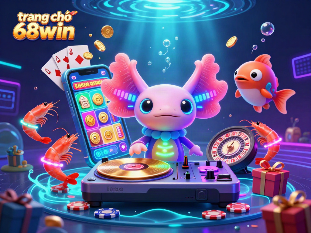 Experience the vibrant energy of trang chủ 68win with lively underwater characters and exciting casino games.