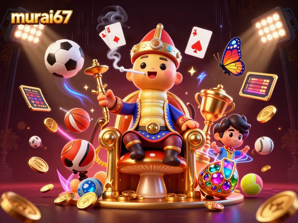 Engage in thrilling gameplay with murai67 as the hookah-master entertains in a vibrant casino scene.