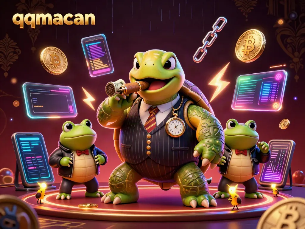 Experience exciting gameplay with qqmacan in a vibrant casino-themed 3D scene.