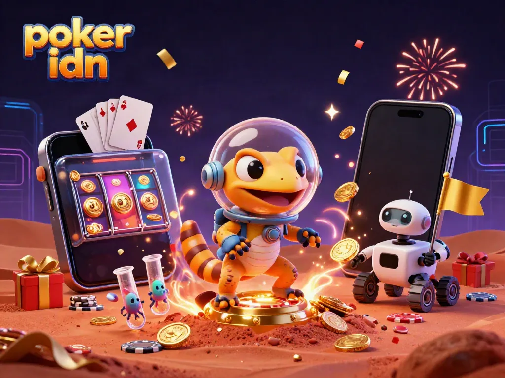 Gamer poker idn bersenang-senang di kasino kaya warna dengan harta karun emas dan permainan mendebarkan.