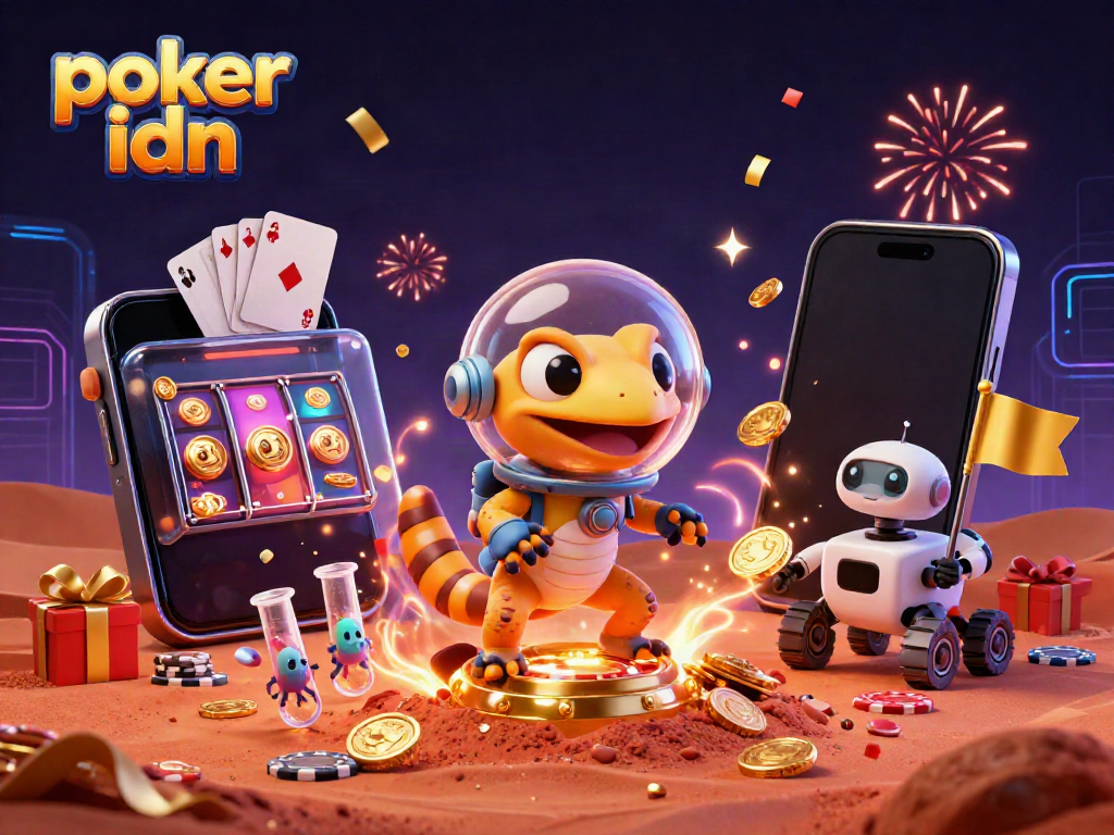 Gamer poker idn bersenang-senang di kasino kaya warna dengan harta karun emas dan permainan mendebarkan.