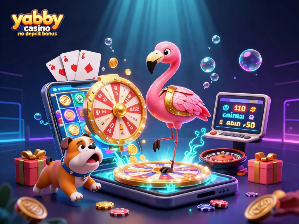 Experience the yabby casino no deposit bonus with vibrant game elements and engaging characters.