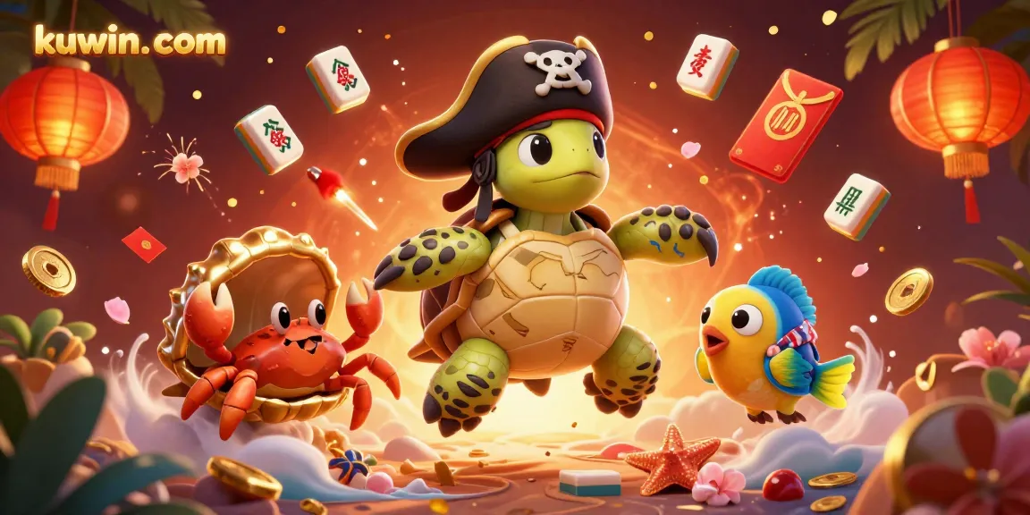 Engage with exciting adventures at kuwin. com, where a pirate turtle and friends explore treasures in a vibrant casino world.