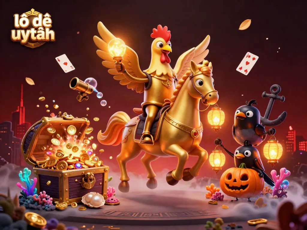 Experience the thrill of lô đề uy tín with dynamic characters in a vibrant casino setting.