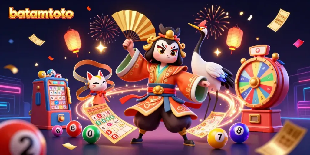 Engage with batamtoto's vibrant 3D casino-inspired spectacle showcasing dynamic interactive elements.