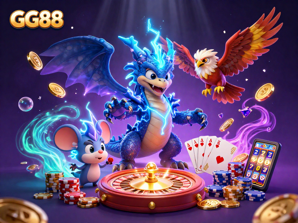 Engage with GG88 through thrilling gaming adventures featuring vibrant casino elements