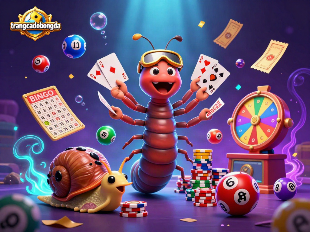 Engage with exciting betting action at trangcadobongda featuring fun characters and vibrant casino elements.